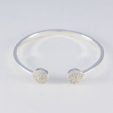 Scarlett Luxury White Bangle Bracelet for Elegant Style